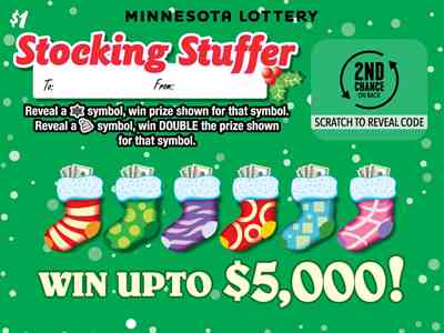 Stocking Stuffer scratchcard - game number #2063 - front