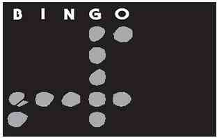 Twisted Bingo scratchcard - game number #1885 - front