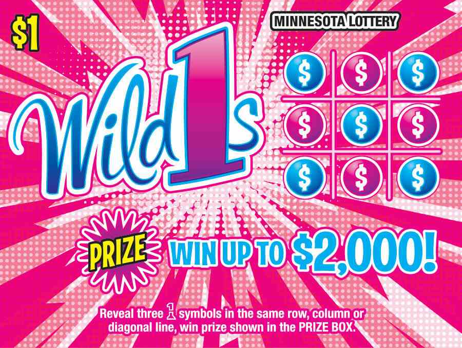 Wild 1s scratchcard - game number #1956 - front