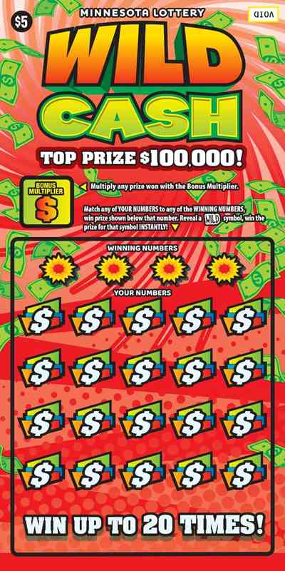 Wild Cash scratchcard - game number #2061 - front