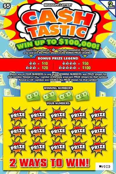 Cahtastic scratchcard - game number #160 - front