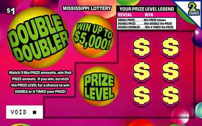 Double Doubler 3 scratchcard - game number #208 - front