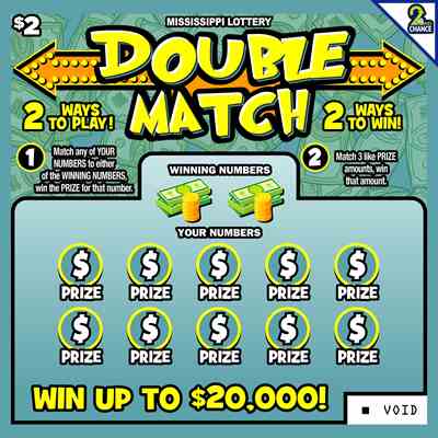Double Match 4 scratchcard - game number #171 - front