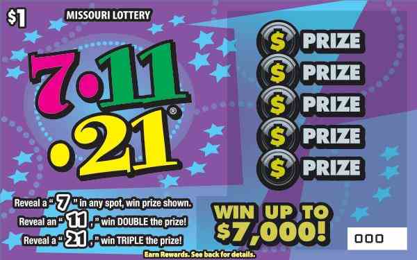 7-11-21 scratchcard - game number #513 - front