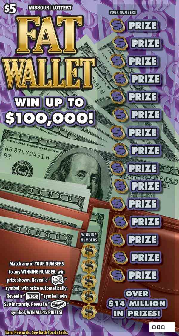 Fat Wallet scratchcard - game number #517 - front