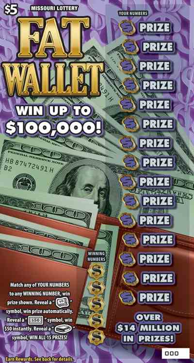 Fat Wallet scratchcard - game number #517 - front