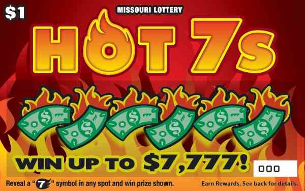 Hot 7S scratchcard - game number #473 - front