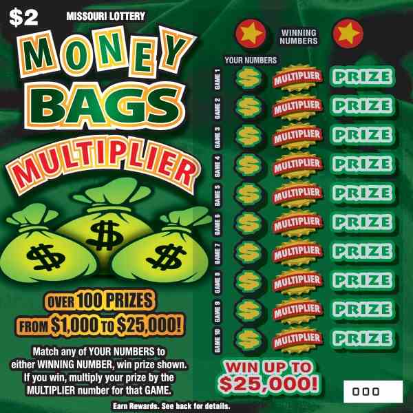 Money Bags Multiplier scratchcard - game number #510 - front