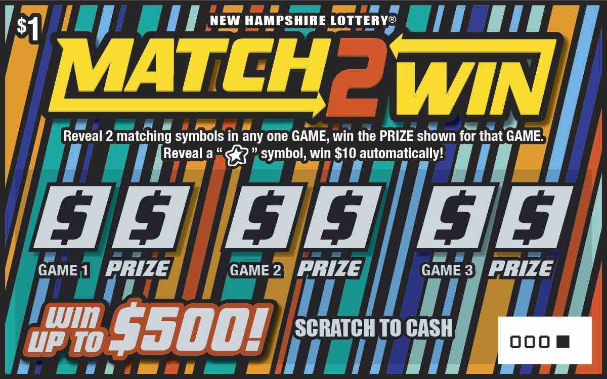 Match 2 Win scratchcard - game number #1630 - front