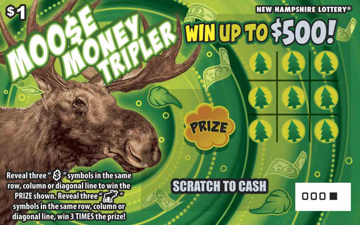 Moo$E Money Tripler scratchcard - game number #1701 - front