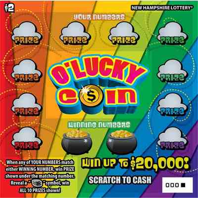 O’Lucky Coin scratchcard - game number #1526 - front