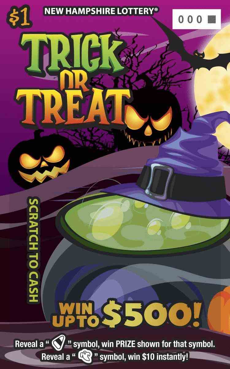 Trick Or Treat scratchcard - game number #1711 - front