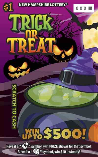 Trick Or Treat scratchcard - game number #1711 - front