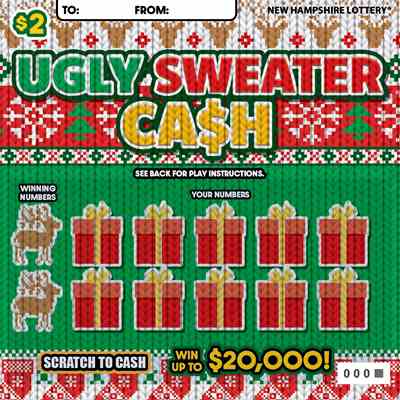 Ugly Sweater Cash scratchcard - game number #1715 - front