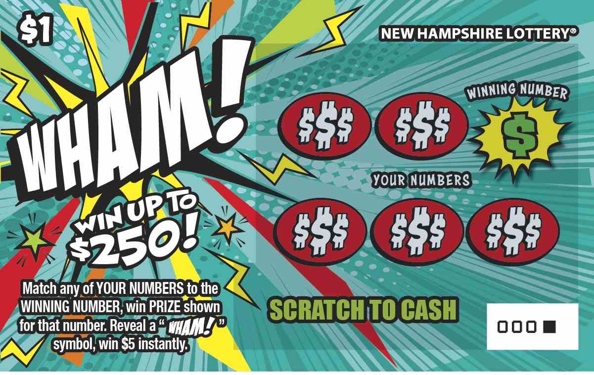 Wham! scratchcard - game number #1618 - front