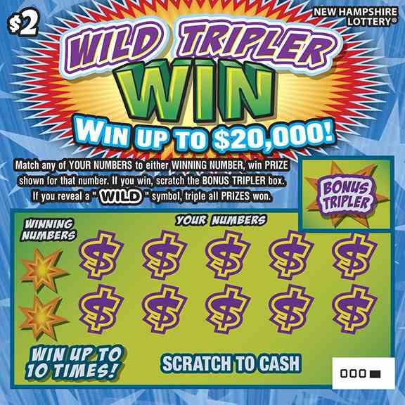 Wild Tripler Win scratchcard - game number #1653 - front