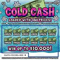 Cold Cash scratchcard - game number #1893 - front