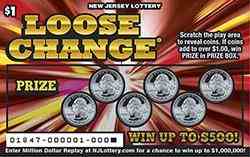 Loose Change scratchcard - game number #1847 - front