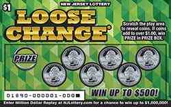 Loose Change scratchcard - game number #1890 - front