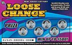Loose Change scratchcard - game number #1949 - front