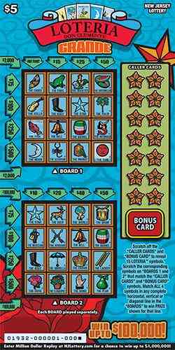 Loteria Grande scratchcard - game number #1932 - front