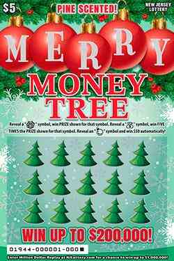 Merry Money Tree scratchcard - game number #1944 - front