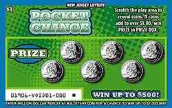 Pocket Change scratchcard - game number #1906 - front