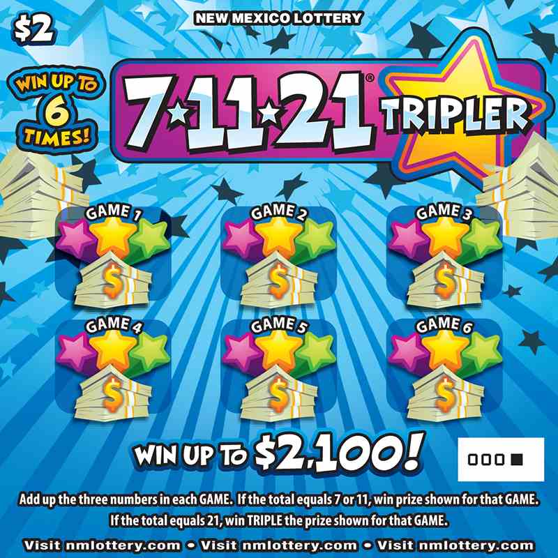 7-11-21® Tripler scratchcard - game number #671 - front