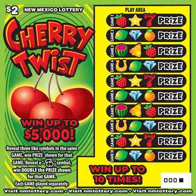 Cherry Twist scratchcard - game number #637 - front