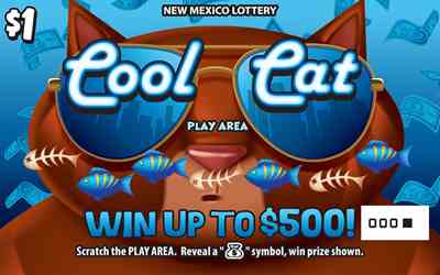 Cool Cat scratchcard - game number #634 - front