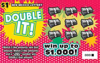 Double It! scratchcard - game number #623 - front
