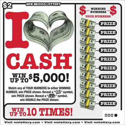 I Love Cash scratchcard - game number #686 - front