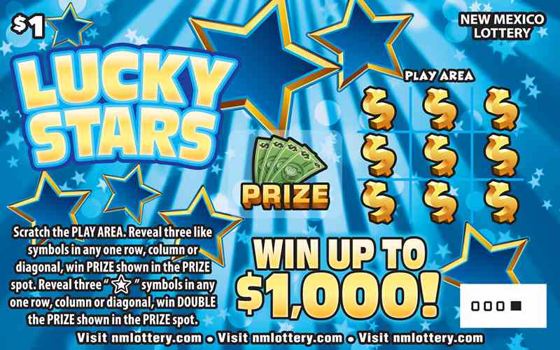Lucky Stars scratchcard - game number #685 - front