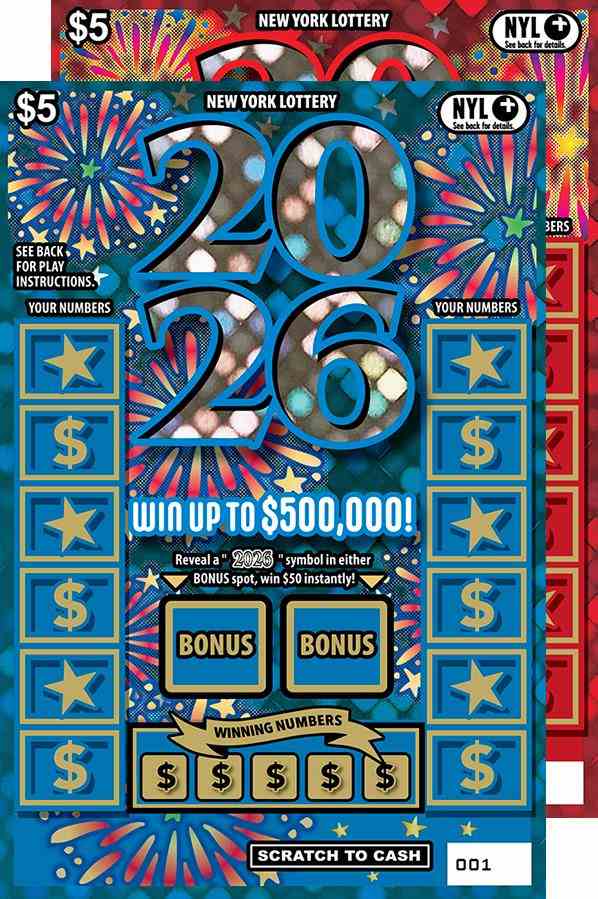 2026 scratchcard - game number #1678 - front