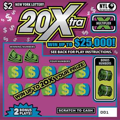 20Xtra scratchcard - game number #1683 - front