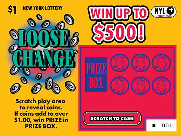 Loose Change scratchcard - game number #1707 - front