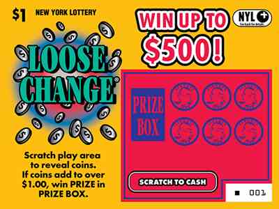 Loose Change scratchcard - game number #1707 - front