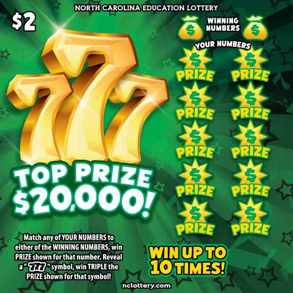 777 scratchcard - game number #25 - front
