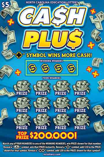 Ca$H Plu$ scratchcard - game number #950 - front