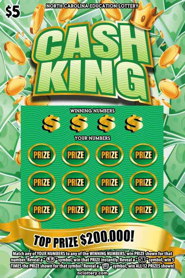 Cash King scratchcard - game number #26 - front