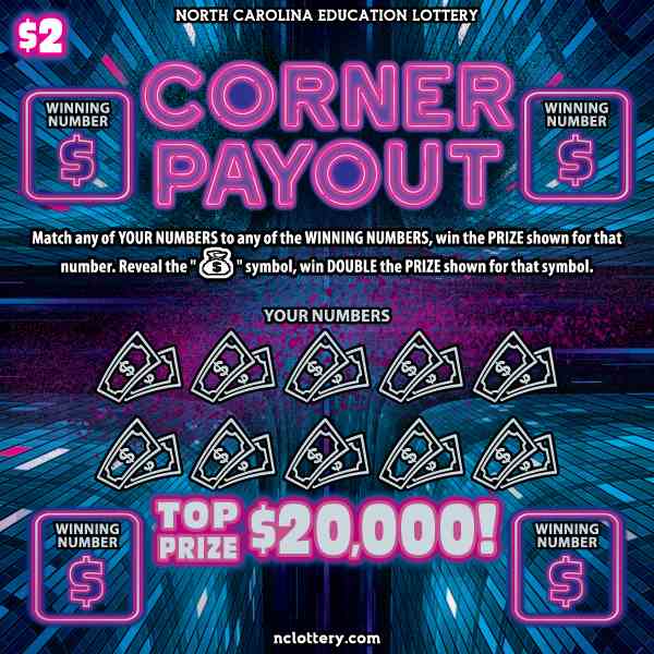 Corner Payout scratchcard - game number #47 - front