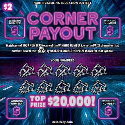 Corner Payout scratchcard - game number #47 - front
