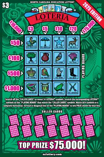 Loteria® scratchcard - game number #959 - front