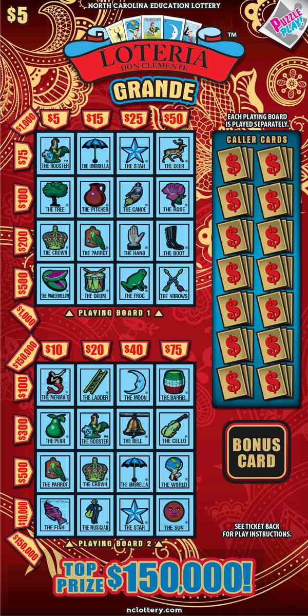 Loteria Grande scratchcard - game number #52 - front