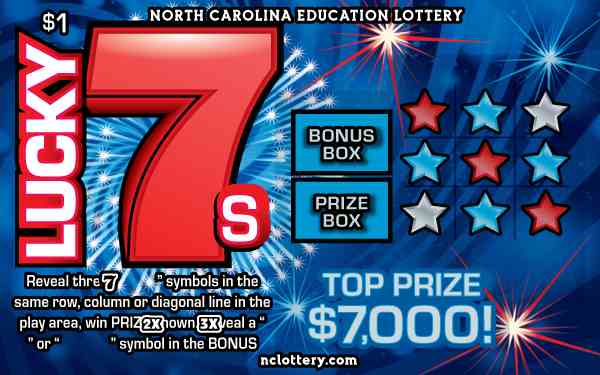 Lucky 7S scratchcard - game number #982 - front