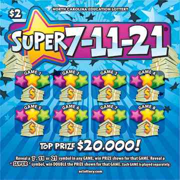 Super 7-11-21 scratchcard - game number #973 - front