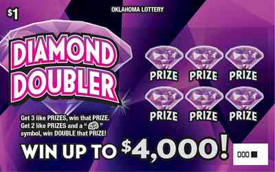 Diamond Doubler scratchcard - game number #819 - front