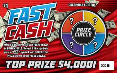 Fast Cash scratchcard - game number #741 - front