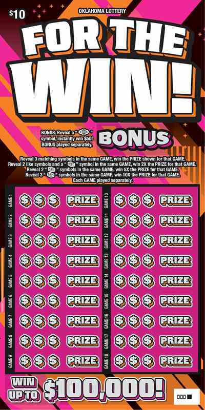 For The Win! scratchcard - game number #798 - front