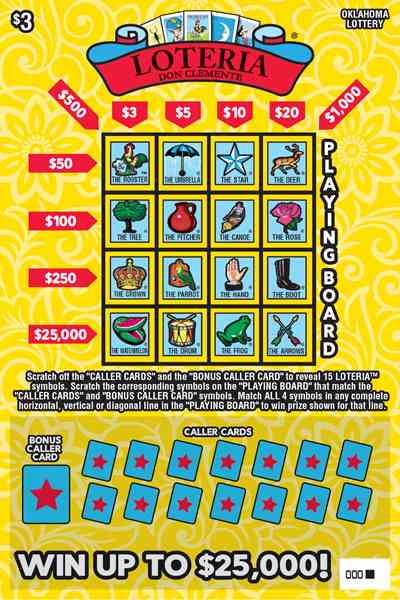 Loteria scratchcard - game number #777 - front